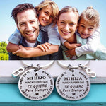 Load image into Gallery viewer, SANK®Bello llavero "Para mi Hijo e Hija"con caja de regalo（spanish keychain）

