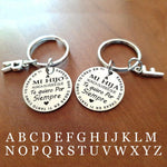 Load image into Gallery viewer, SANK®Bello llavero "Para mi Hijo e Hija"con caja de regalo（spanish keychain）
