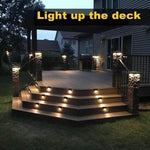 Load image into Gallery viewer, Waterproof Outdoor Solar Deck Lights
