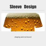 Load image into Gallery viewer, New Man Fashion 3D Print Beer Bubble Short Sleeve T-Shirt
