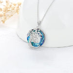 Load image into Gallery viewer, Tree of Life Crystal Pendant Necklace
