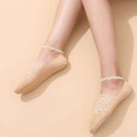 Load image into Gallery viewer, Pearl Lace Socks

