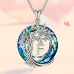 Load image into Gallery viewer, Tree of Life Crystal Pendant Necklace
