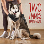 Load image into Gallery viewer, Hirundo® Pet Grooming Gloves For Cats, Dogs &amp; Horses - ( 1 pair )
