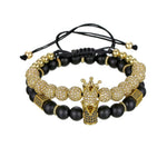 Load image into Gallery viewer, King &amp; Queen Luxury Charm Bracelets, Perfect Gifts
