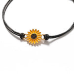 Load image into Gallery viewer, Cute Sunflower Braided Bracelet
