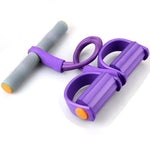 Load image into Gallery viewer, Fitness Equipment Pedal Resistance Band 4 Elastic Pull Rope
