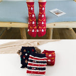 Load image into Gallery viewer, Christmas Cartoon Jacquard Cotton Women's Socks, 3 Sets
