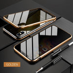 Load image into Gallery viewer, Upgraded Anti-peep Two Side Tempered Glass Magnetic  iPhone Case
