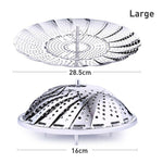 Load image into Gallery viewer, Stainless Steel Telescopic Steamer
