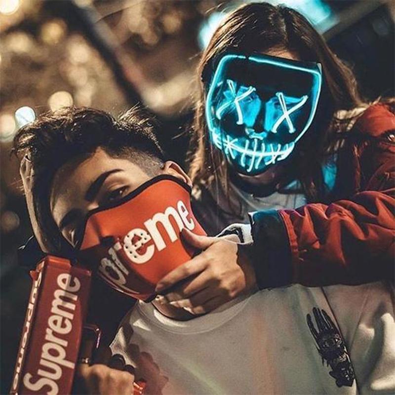 (🎃Early Halloween Promotion🎃)Halloween - LED luminous mask