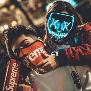 (🎃Early Halloween Promotion🎃)Halloween - LED luminous mask