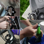 Load image into Gallery viewer, Amenitee 12-in-1 Gear Stainless Steel Sunflower Multi-tool
