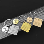Load image into Gallery viewer, Sank®Special Day Personalized Calendar Keychain(Gift Package)
