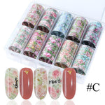 Load image into Gallery viewer, Nail Art Transfer Foils (Set of 10)
