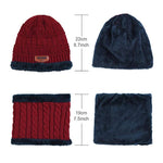 Load image into Gallery viewer, Warm Beanie Cap With Scarf
