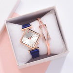 Load image into Gallery viewer, Diamond Watch &amp; Bracelet Set
