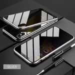 Load image into Gallery viewer, Upgraded Anti-peep Two Side Tempered Glass Magnetic  iPhone Case

