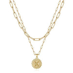 Load image into Gallery viewer, Gold Initial Necklaces for Women
