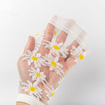 Load image into Gallery viewer, Translucent Daisy Socks
