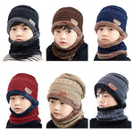 Load image into Gallery viewer, Warm Beanie Cap With Scarf

