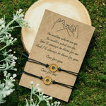 Load image into Gallery viewer, Cute Sunflower Braided Bracelet
