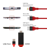 Load image into Gallery viewer, Mobile Phone to TV HDMI CORD
