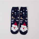 Load image into Gallery viewer, Christmas Cartoon Jacquard Cotton Women's Socks, 3 Sets
