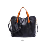 Load image into Gallery viewer, 2 In 1 Leather Shopper Tote Bag
