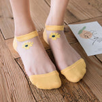 Load image into Gallery viewer, Translucent Daisy Socks
