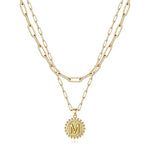 Load image into Gallery viewer, Gold Initial Necklaces for Women
