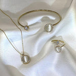 Load image into Gallery viewer, Natural Moonstone Necklace• Ring• Bracelet•Earrings
