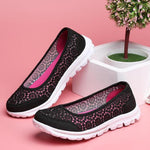 Load image into Gallery viewer, Women's Lace Screen Breathable Net Flat Shoes
