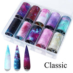 Load image into Gallery viewer, Nail Art Transfer Foils (Set of 10)
