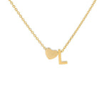 Load image into Gallery viewer, Initial Heart Necklace
