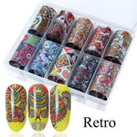 Load image into Gallery viewer, Nail Art Transfer Foils (Set of 10)
