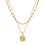 Load image into Gallery viewer, Gold Initial Necklaces for Women
