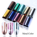 Load image into Gallery viewer, Nail Art Transfer Foils (Set of 10)
