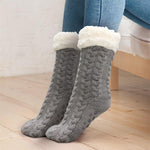 Load image into Gallery viewer, Ultra-plush Non-slip Slipper Socks

