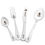 Load image into Gallery viewer, SANK® Personalized Dinosaur &amp; Unicorn Cutlery Set（Custom Initials/Name,with gift box）
