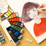 Load image into Gallery viewer, Solid Gouache Pigment Palette - let your creativity speak!
