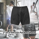 Load image into Gallery viewer, 2-in-1 Double-layer Fitness Quick-drying Pants
