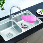 Load image into Gallery viewer, Silicone Kitchen Scoop Colander
