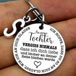 Load image into Gallery viewer, SANK®Anhänger Mit Buchstaben An Meine Tochter(German Keychain)
