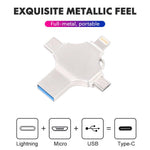 Load image into Gallery viewer, 4-in-1 Smart USB Flash Drive
