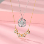 Load image into Gallery viewer, Hollow Four-Leaf Clover Necklace
