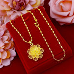 Load image into Gallery viewer, Vintage Flower Pendant Necklace
