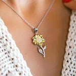 Load image into Gallery viewer, Golden Sunflower Pendant
