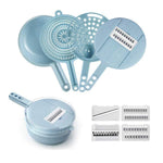 Load image into Gallery viewer, 9 Sets Multi-Function Vegetable Slicer, Blue

