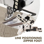 Load image into Gallery viewer, Line Positioning Zipper Foot
